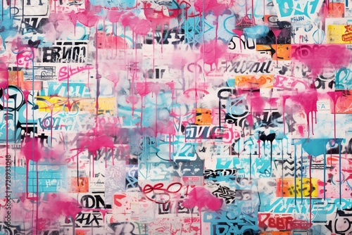 Pastel Dirty Graffiti Tags And Throw ups Texture Background, Pastel Graffiti Background, Graffiti Background, Pastel Graffiti Wallpaper, Pastel Graffiti Pattern, AI Generative