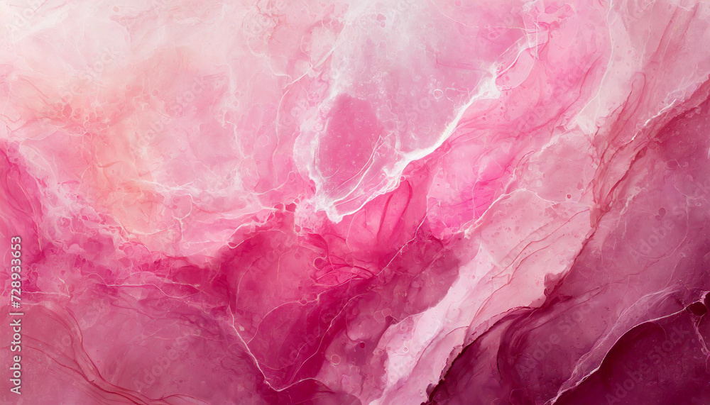 Abstract art pink background with liquid fluid grunge texture. 