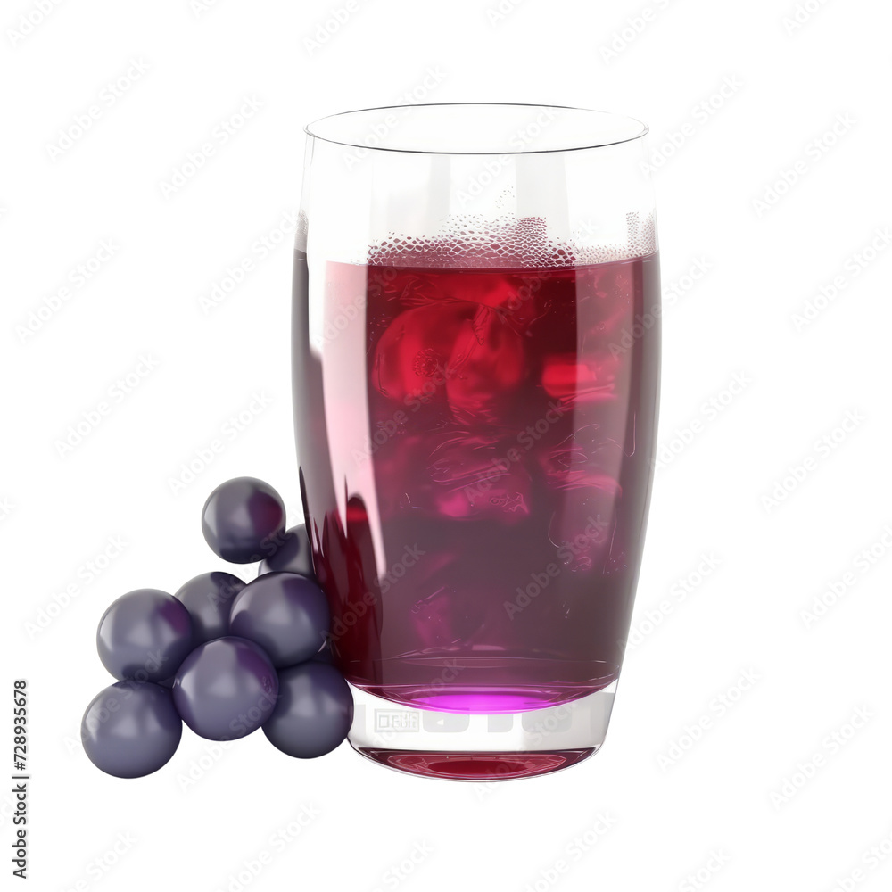 Grape Juice PNG Cutout, Generative AI Grape Juice PNG Cutout, Generative AI