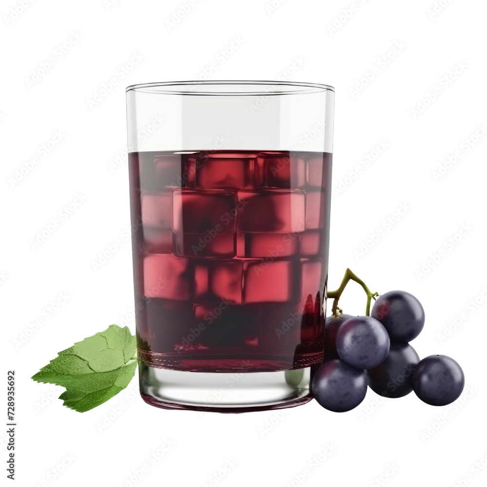 Grape Juice PNG Cutout, Generative AI Grape Juice PNG Cutout, Generative AI