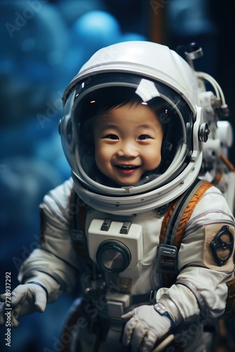 children in space