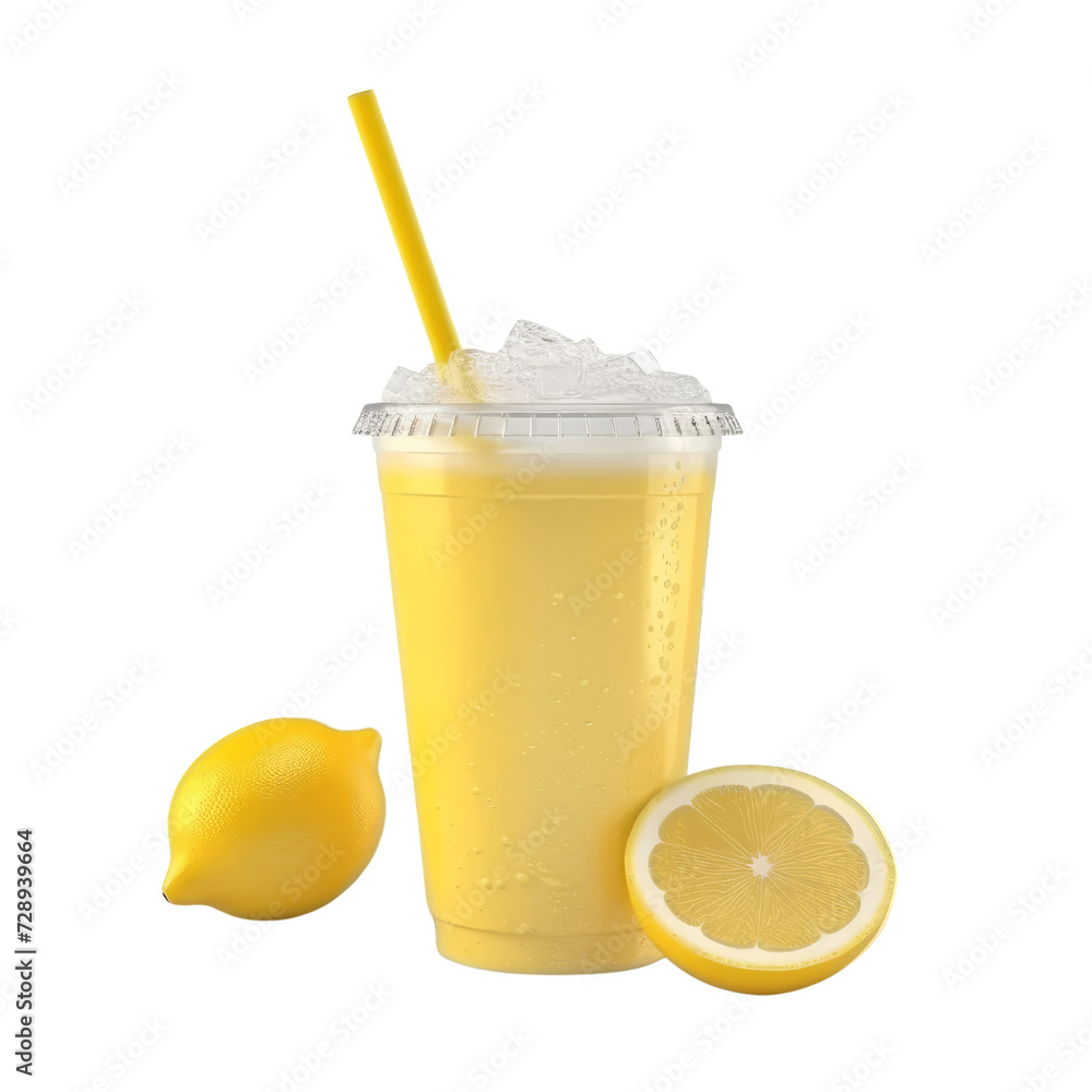 Lemonade PNG Cutout, Generative AI Lemonade PNG Cutout, Generative AI