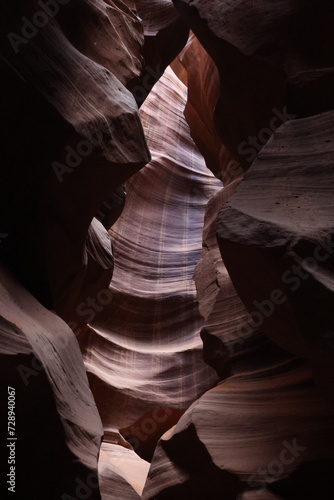 Antelope Canyon Arizona Dark Area