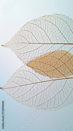 Nature's Lacework Skeletonized Leaf Art © Debi Kurnia Putra