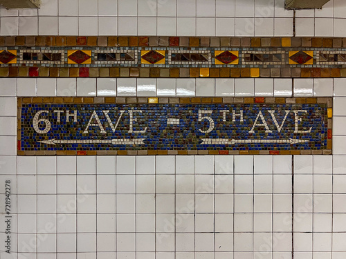 Obraz na płótnie Fifth Avenue - New York w salonie