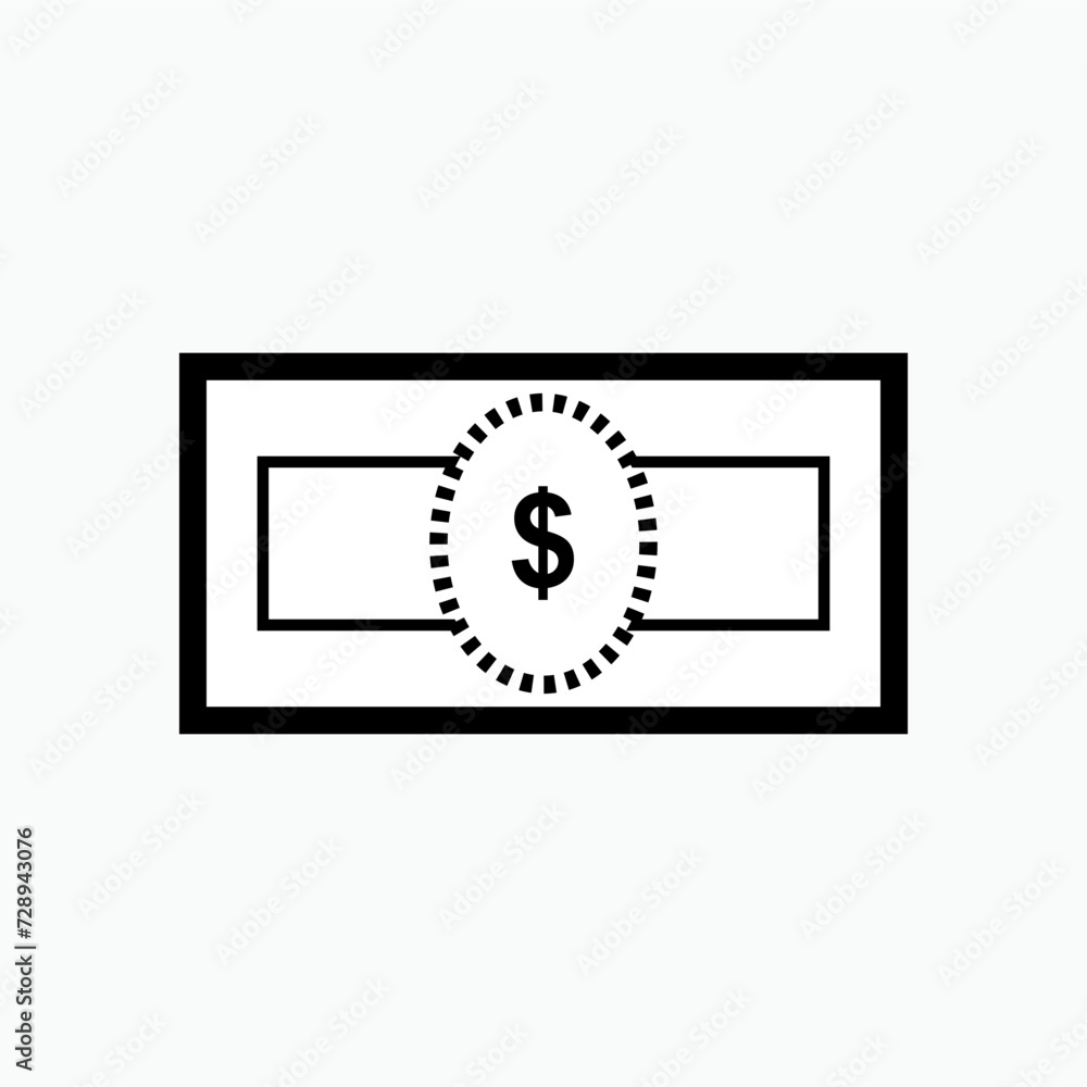 Money Icon. Saving Symbol - Vector. Money Icon. Saving Symbol - Vector.