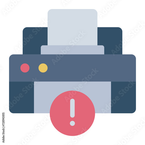 Error of printer icon