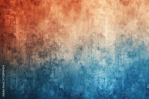 Grunge background with space for text or image. Blue and brown colors photo