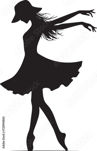 Obraz na plátne Graceful Silhouette