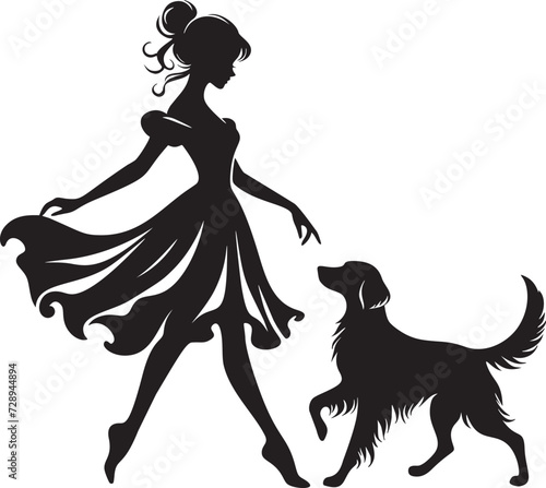 A Girl and Her Dog