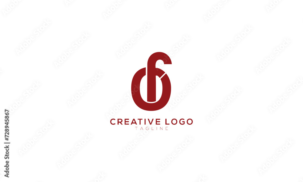 OF FO Abstract initial monogram letter alphabet logo design OF FO Abstract initial monogram letter alphabet logo design