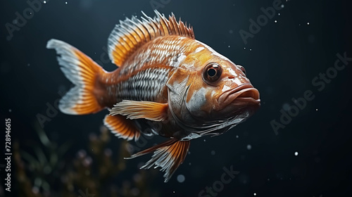 fish in aquarium high definition hd  photographic creative image