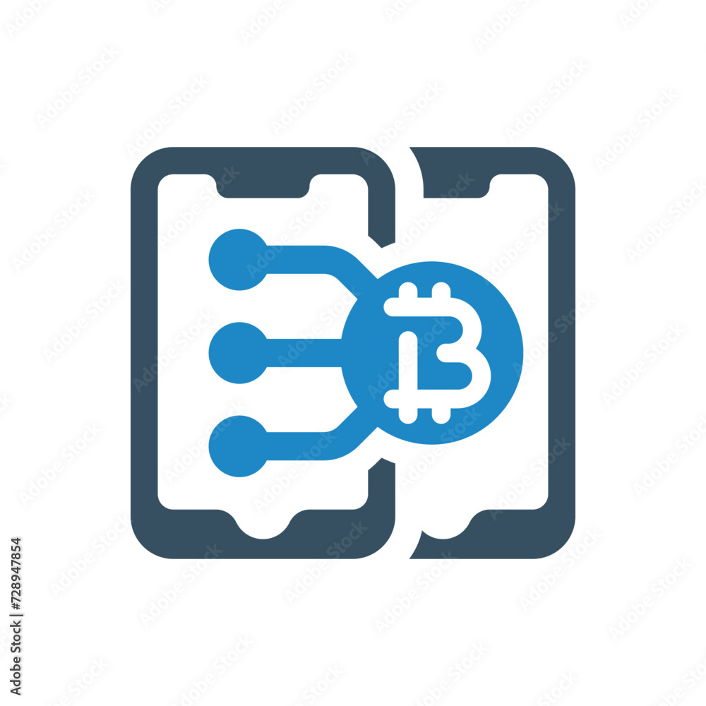 peer to peer icon vector illustration peer to peer icon vector illustration