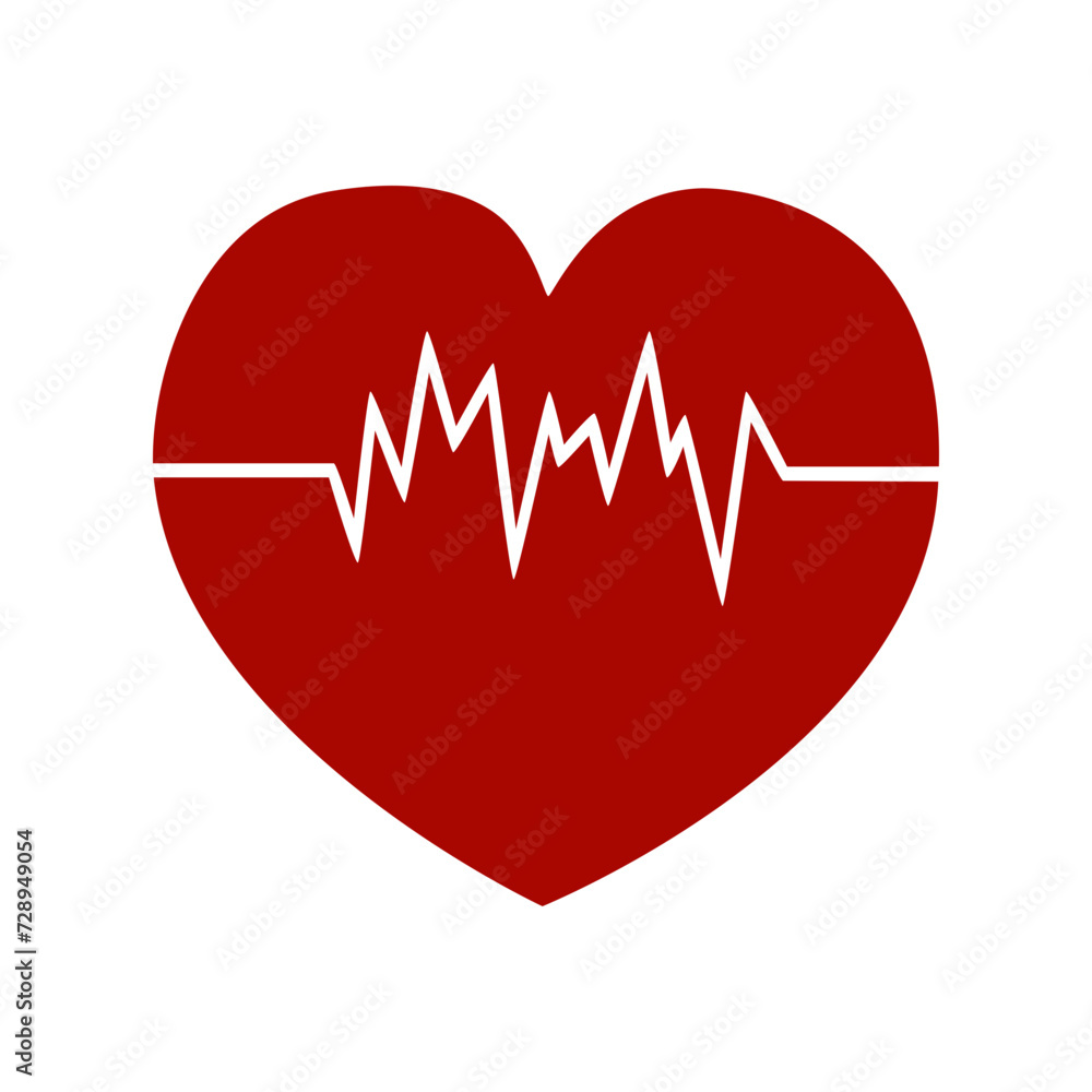 Pulse rate and heartbeat. Cardiogram test. Pulse rate and heartbeat. Cardiogram test.
