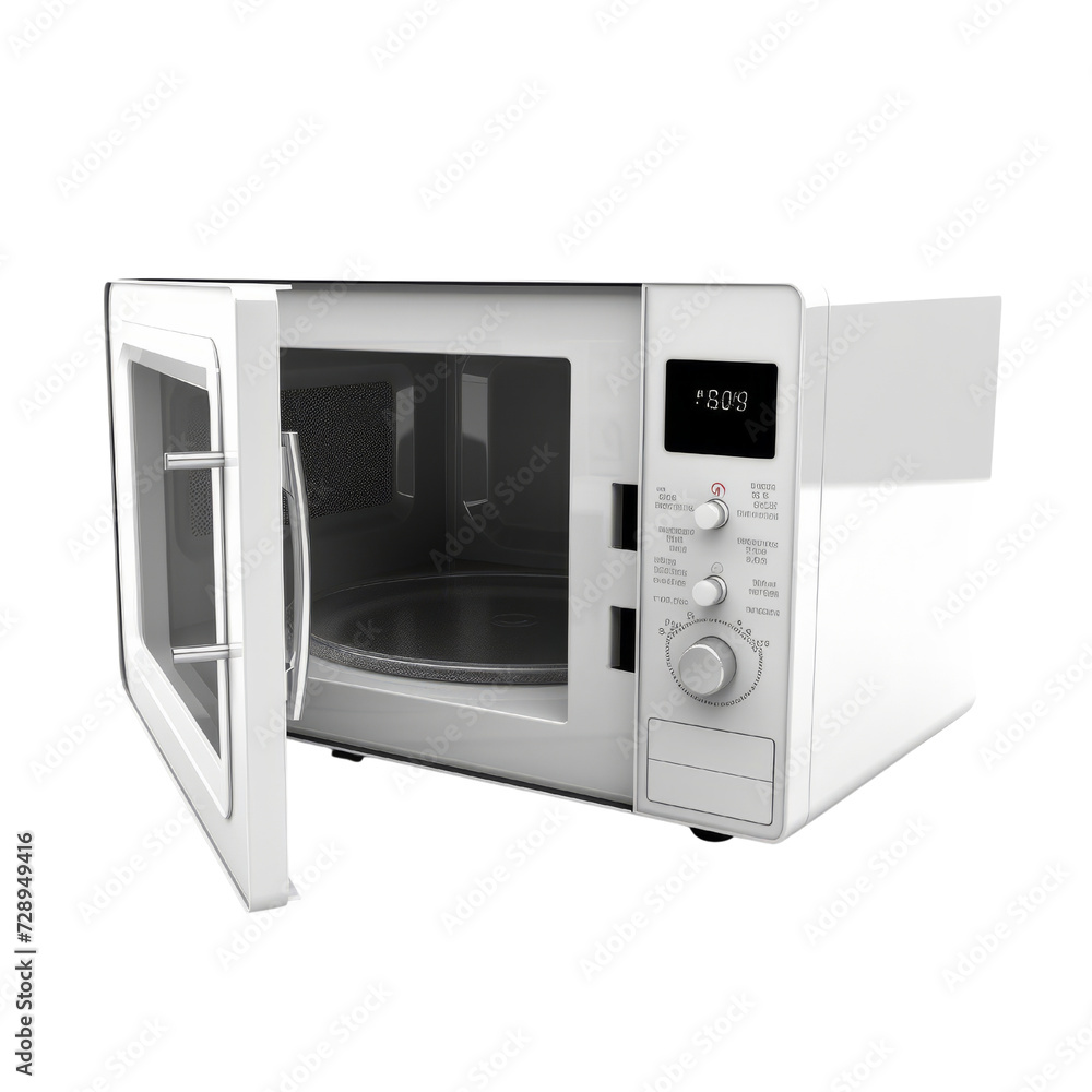 Obraz premium Microwave PNG Cutout, Generative AI