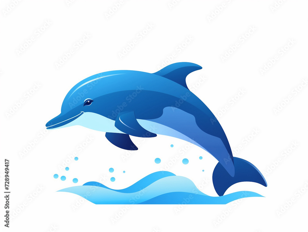dolphin jumping out of water on white background vector illustration dolphin jumping out of water on white background vector illustration