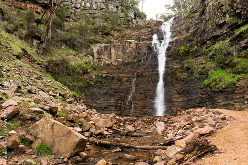 Silverband falls waterfall in the Grampians region of Victoria, Australia