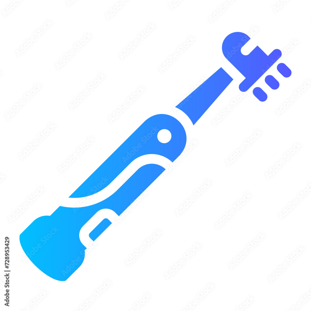 electric toothbrush Gradient icon electric toothbrush Gradient icon