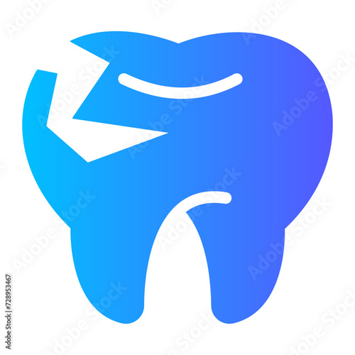 toothache Gradient icon