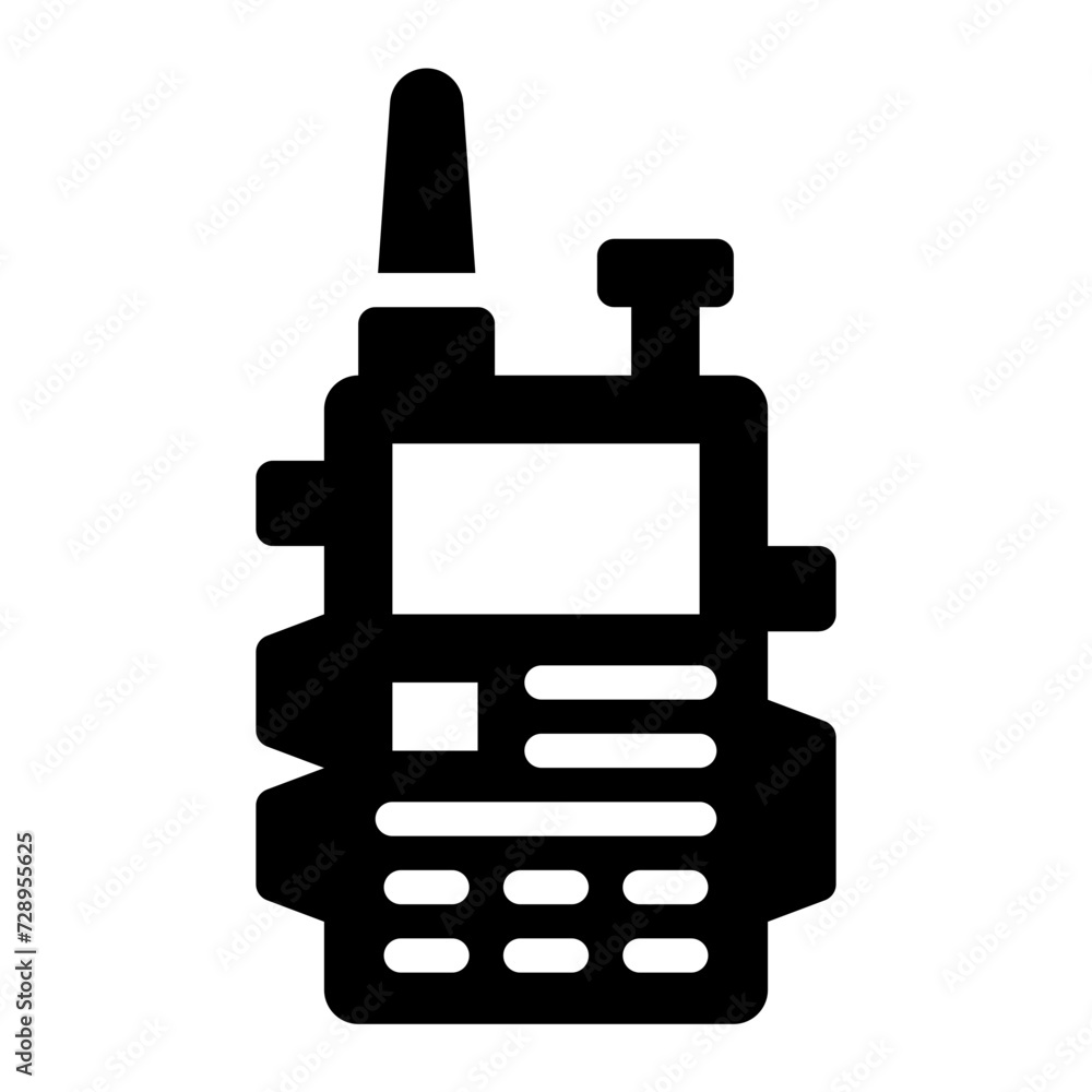 Walkie Talkie communication icon Walkie Talkie communication icon
