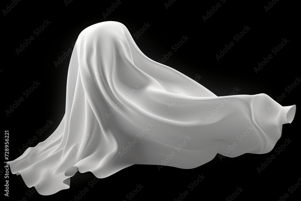 A ghost under a white sheet A ghost under a white sheet