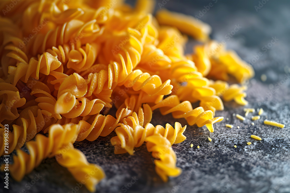set of italian pasta and spaghetti on the table set of italian pasta and spaghetti on the table