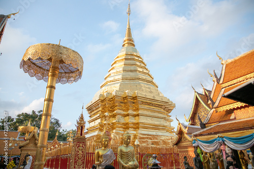 Doi suthep  pagoda in Chiangmai