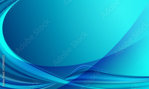 Abstract blue color background. Dynamic shapes composition. gradient blue. bright light.