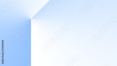 Simple Silver Blue Gradient Background. Copy Space Area. Minimalist Abstract Gradient Wallpaper. 2nd Variant
