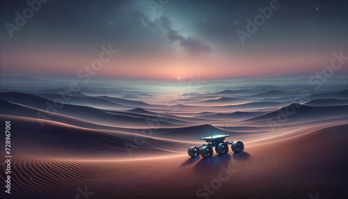 Mars Rovers: Tranquil Harmony on the Red Planet © TechArtTrends