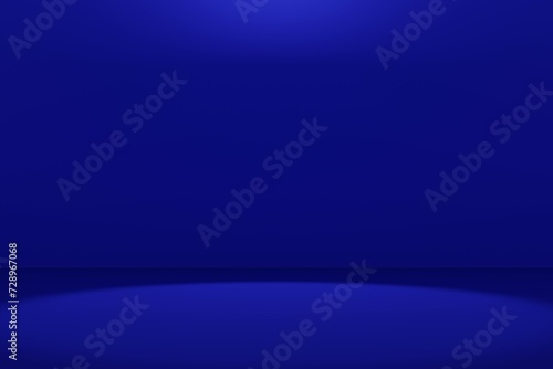 Abstract Blue Gradient Background Design. Vibrant blue gradient background with a spotlight effect, suitable for graphic design or digital art backdrop.