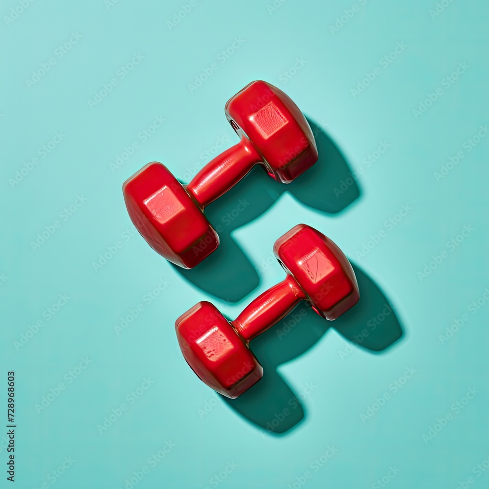 Dumbbell Set, Generative AI Dumbbell Set, Generative AI