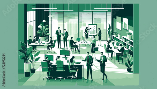 Business concept vector illustration. 