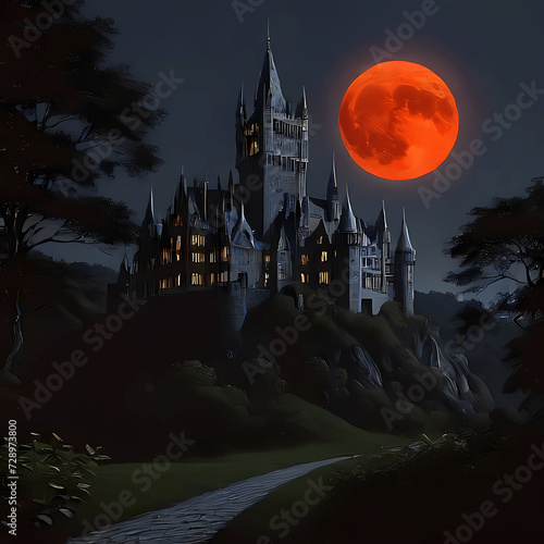 Castle and Moon © Oliver