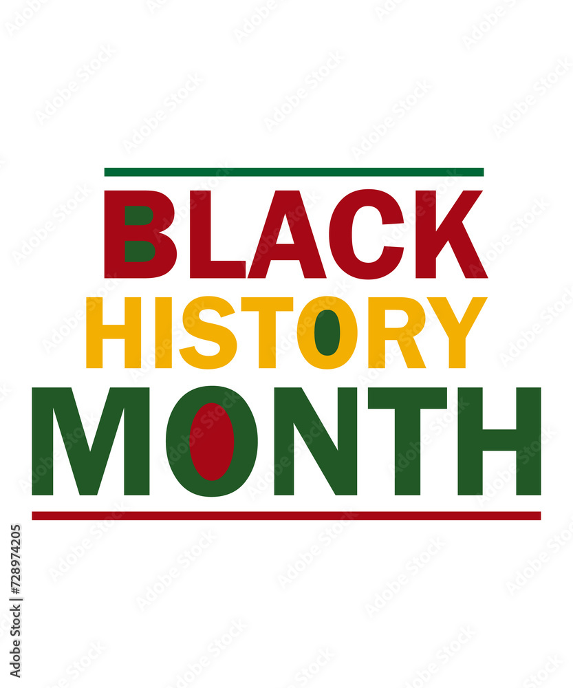 Black history month text illustration
Black history month text illustration