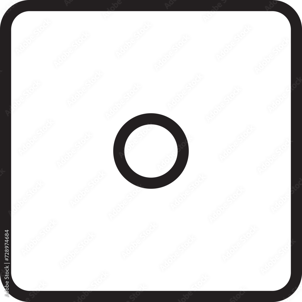 Dice line Icon. Casino Dice with one Dot, Round Edges on transparent background. Excitement Symbol editable stock. Passion Logo. Gambling for casino equipment. Dice icon for fortune game player. Dice line Icon. Casino Dice with one Dot, Round Edges on transparent background. Excitement Symbol editable stock. Passion Logo. Gambling for casino equipment. Dice icon for fortune game player.