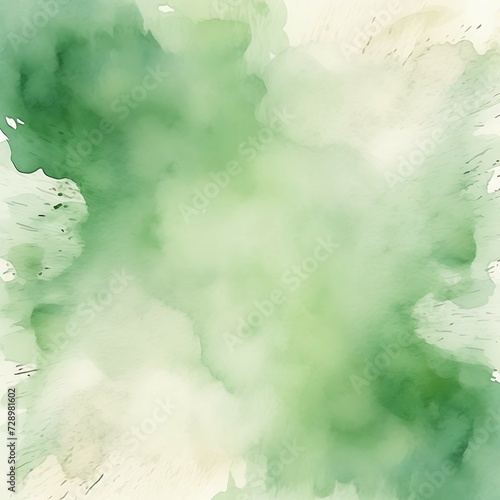 Light Green Watercolor Abstract: Versatile Background and Artistic Decorative Element 