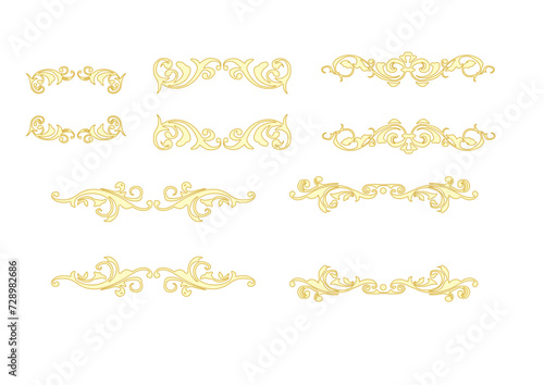  ゴシック調フレームセット。西洋風額縁。