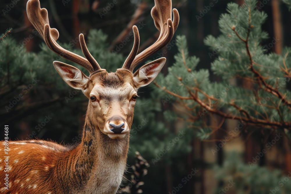 deer in the forest deer in the forest