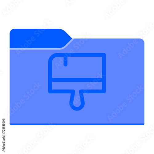Paint Brush Folder Icon
