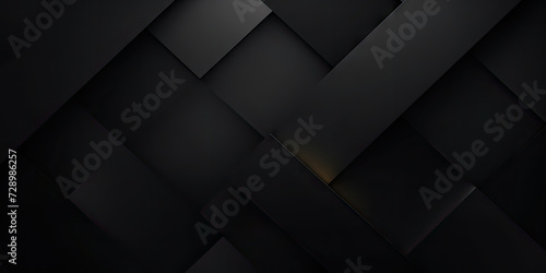 3d black diamond pattern abstract wallpaper on dark background, Digital black textured graphics poster background 