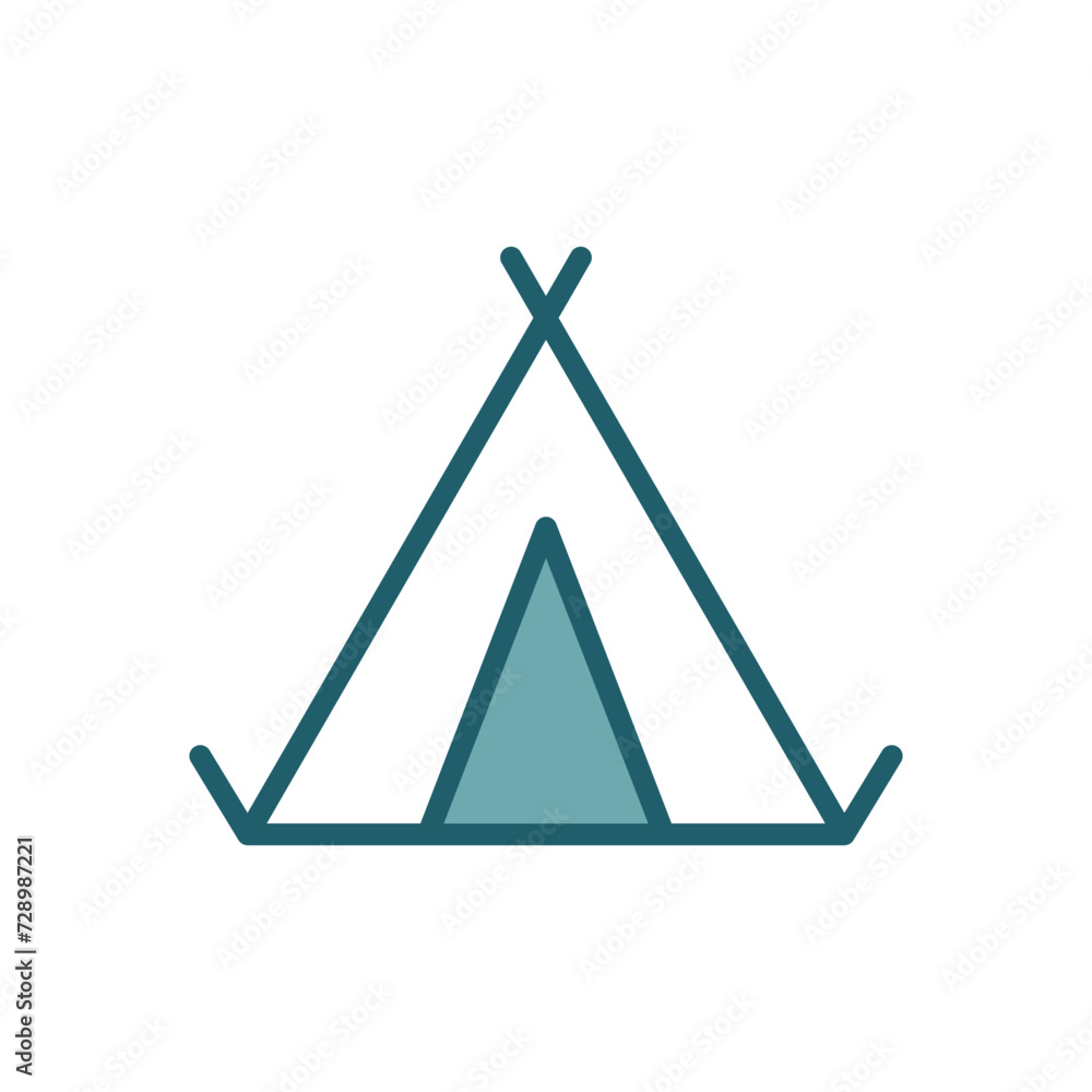 camping tent icon vector design template simple and clean camping tent icon vector design template simple and clean