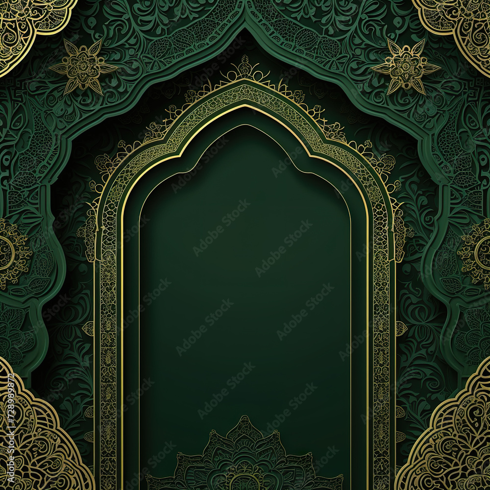 Obraz premium Islamic background suitable for Eid greetings