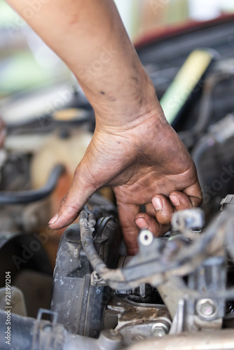 Car repair with a mechanic
