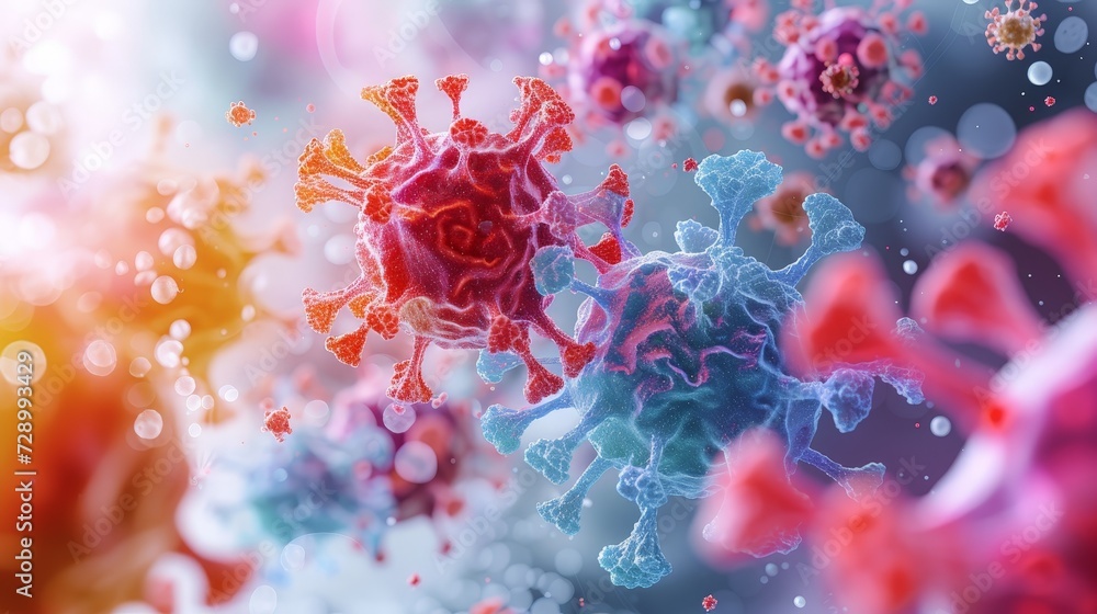 Abstracted Realities: Microstock Contributor's Virus Particle Art Abstracted Realities: Microstock Contributor's Virus Particle Art