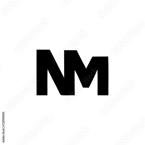 Free Download nm modern logo design  - GFXLoad