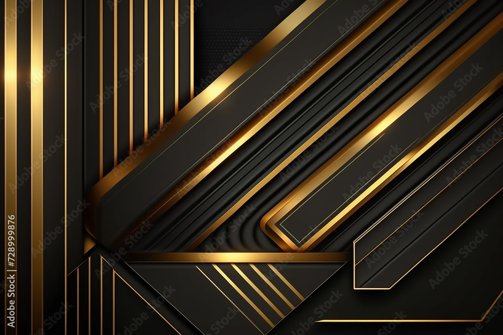 Modern technology black and gold luxury background. Modern technology black and gold luxury background.