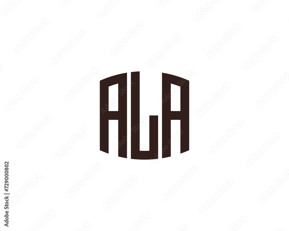 ALA logo design vector template ALA logo design vector template