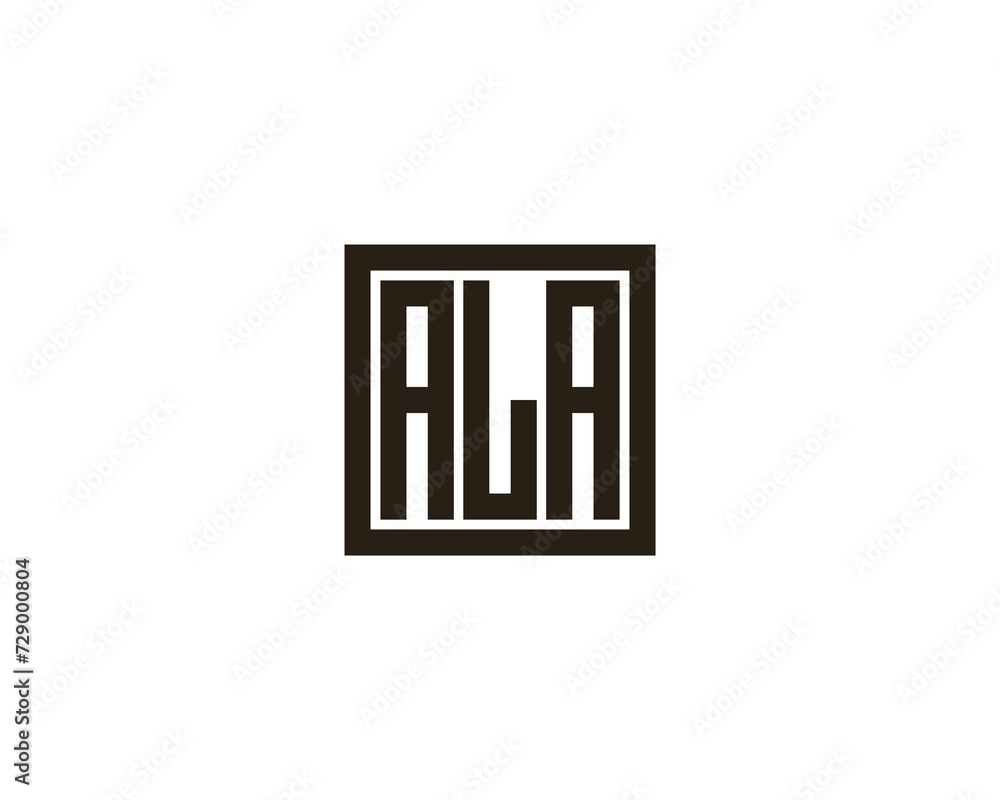 ALA logo design vector template ALA logo design vector template
