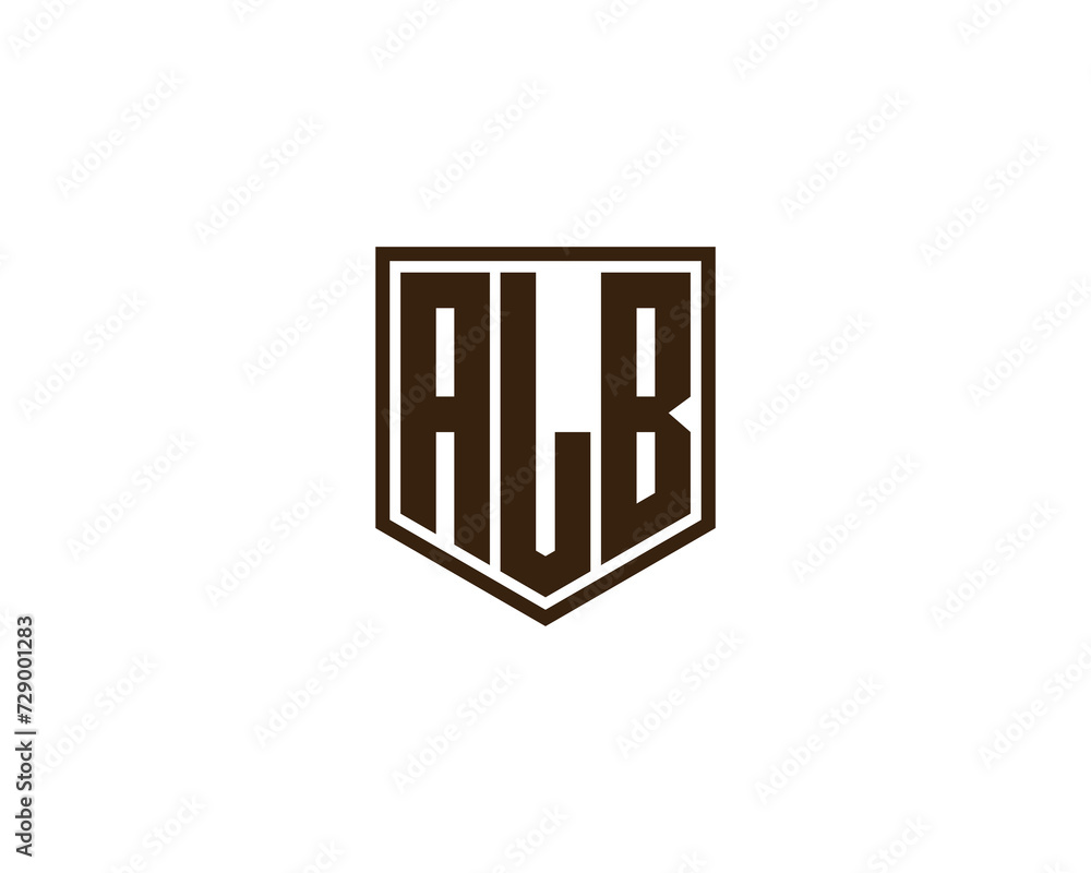 ALB Logo design vector template ALB Logo design vector template